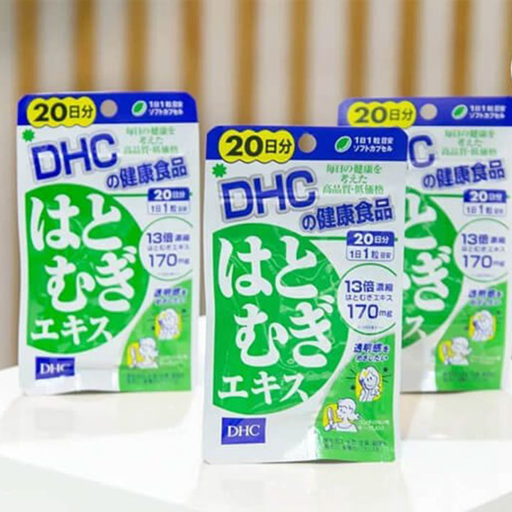 Viên uống trắng da DHC Adlay Extract Nhật Bản