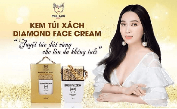 - Thông báo ra mắt sản phẩm Kem túi Xách Diamond Face Cream